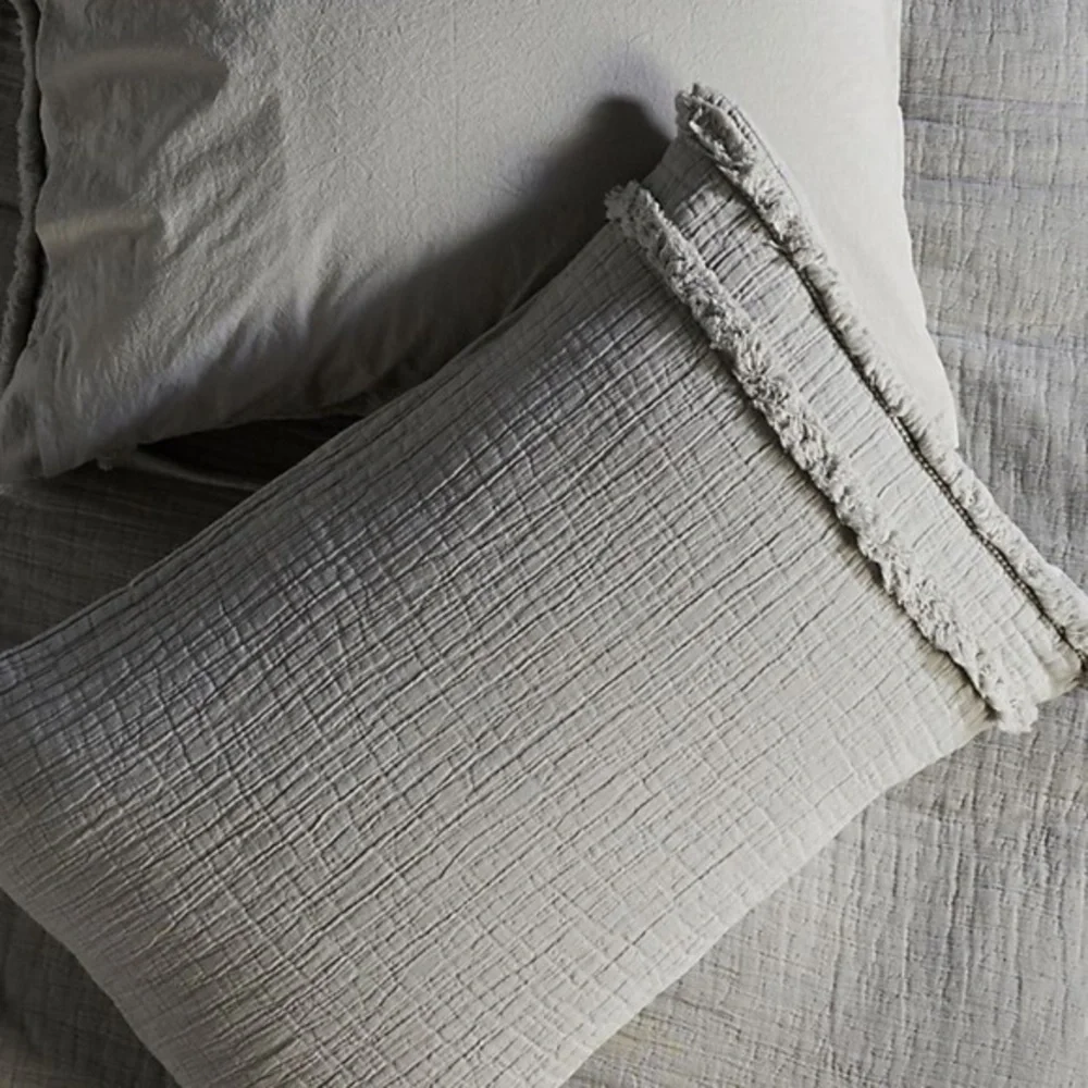 Anthropologie Grey Landyn Pillow Sham